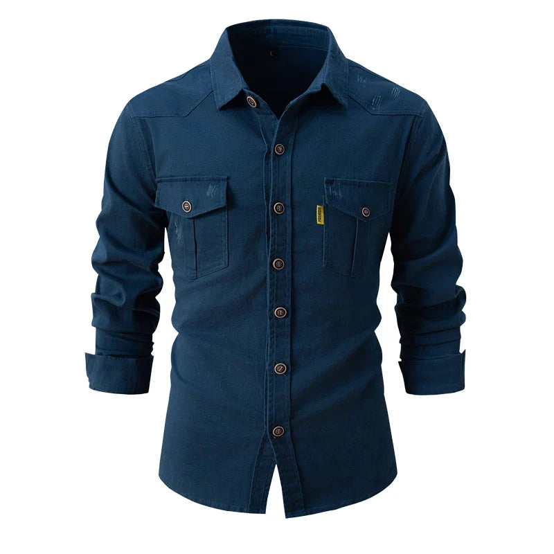 Camicia da uomo a manica lunga casual classica moderna business outdoor