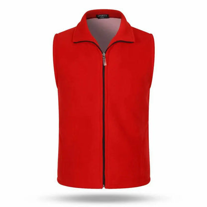 Fleece Weste mit Reißverschluss Stehkragen Damen oder Herren Unisex