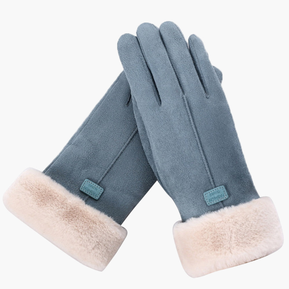 Dames winterhandschoenen met fleece voering – Touchscreen & waterdicht – Stijlvolle thermohandschoenen voor koude dagen