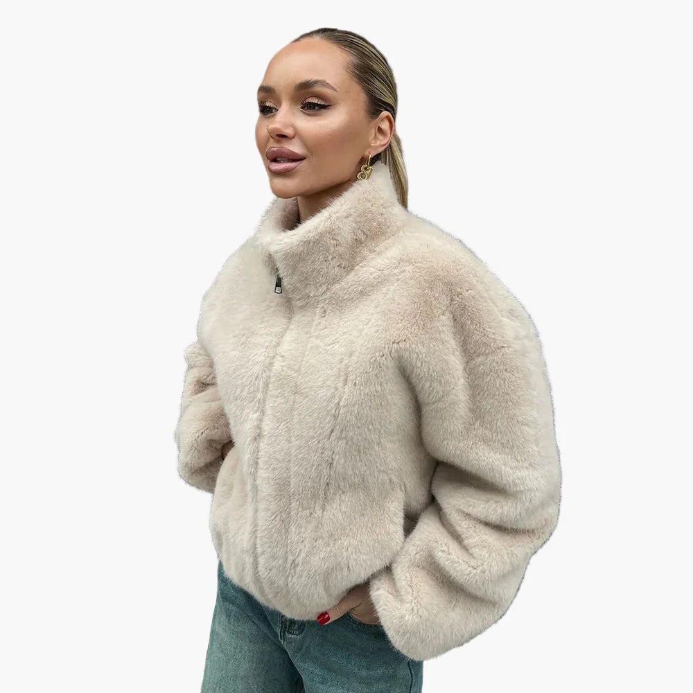 Damen Kurzjacke im Trend-Look – Modernes Fashion-Statement für Herbst und Winter