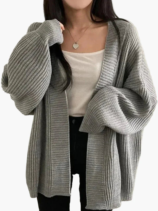 Cardigan en maille oversize femme pour des tenues décontractées et des occasions confortables