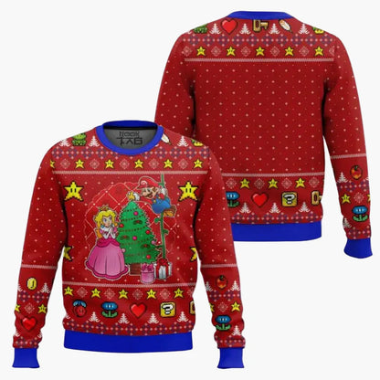 Unisex retro gamer Ugly Christmas Sweater – pixelontwerp geïnspireerd door videogameklassiekers