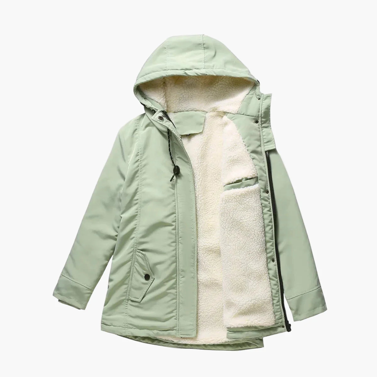 Veste d'hiver pour femme avec capuche – Parka cintrée pour le quotidien et l'extérieur