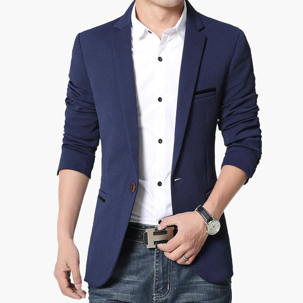 Elegante blazer casual da uomo – Giacca moderna per tutti i giorni e ufficio