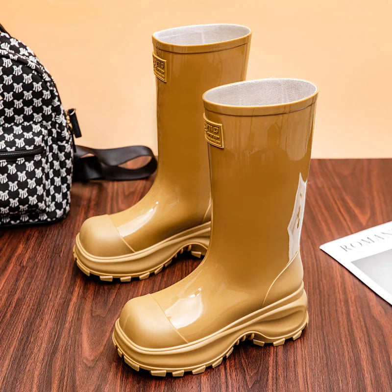 Regenlaarzen voor dames met antislipzool
