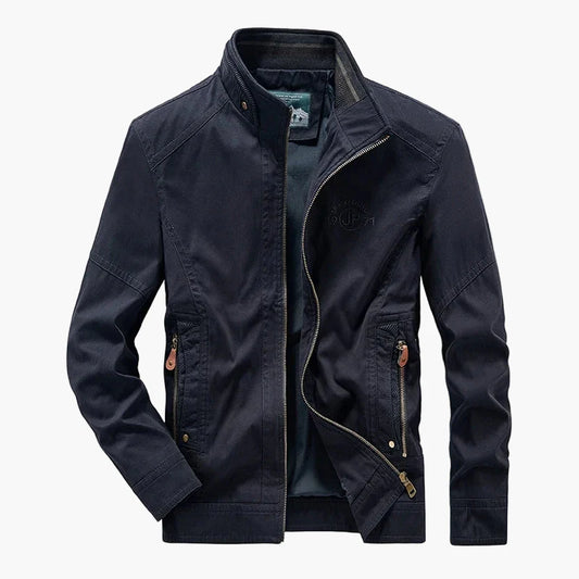 Heren vrijetijdsjack klassiek urban windbreaker overgangsjack