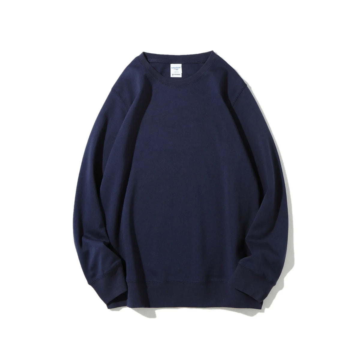 Felpa oversize da donna girocollo a maniche lunghe, pullover tinta unita
