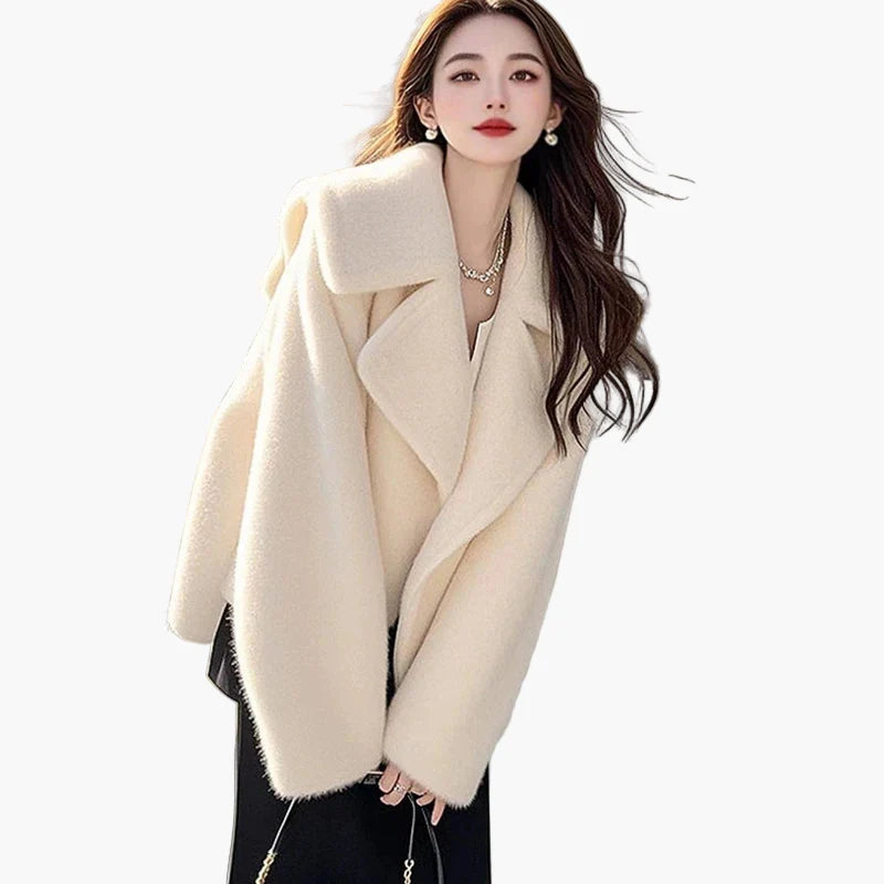 Damen Oversize Mantel Modern Stil für Alltag und Büro