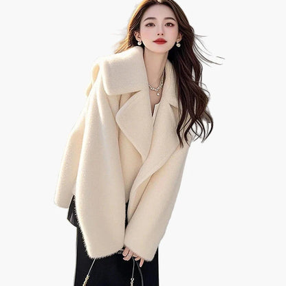 Damen Oversize Mantel Modern Stil für Alltag und Büro