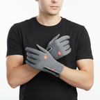 Spatwaterbestendige handschoenen met touchscreenfunctie en antislip handpalm