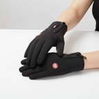 Spatwaterbestendige handschoenen met touchscreenfunctie en antislip handpalm