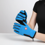 Spatwaterbestendige handschoenen met touchscreenfunctie en antislip handpalm