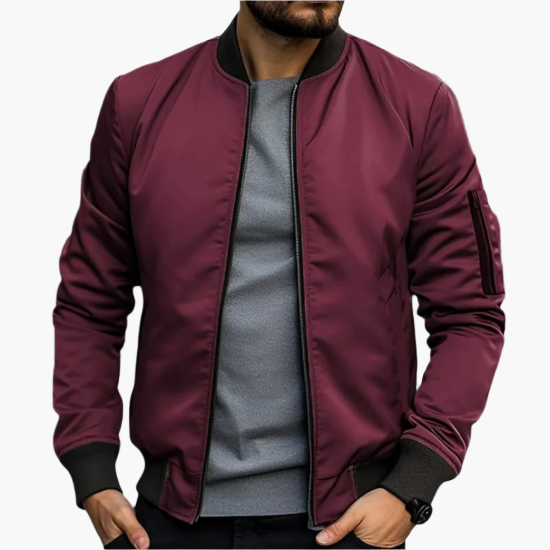 Chaqueta bomber de transición para hombre – Estilo urbano moderno y versatilidad para el día a día y el ocio