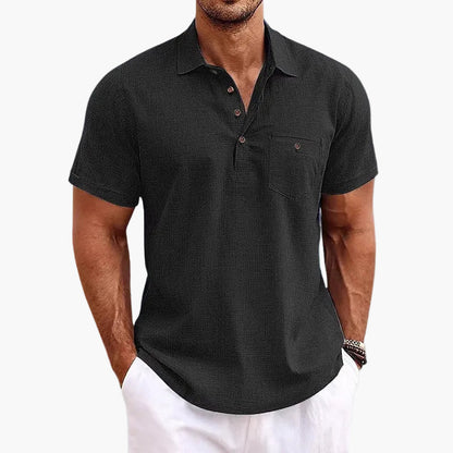 Polo da uomo manica corta moderno casual elegante per l'estate