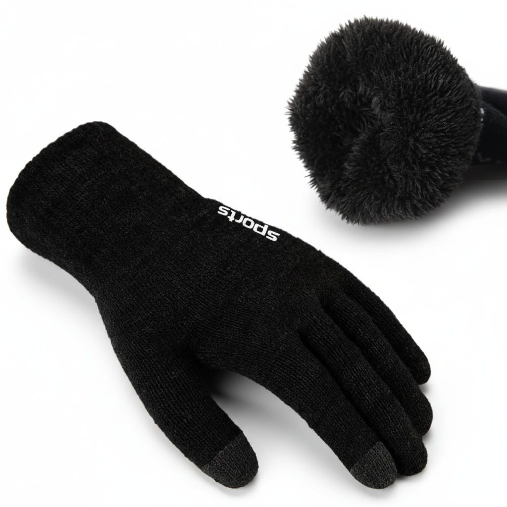 Touchscreen-handschoenen met voering