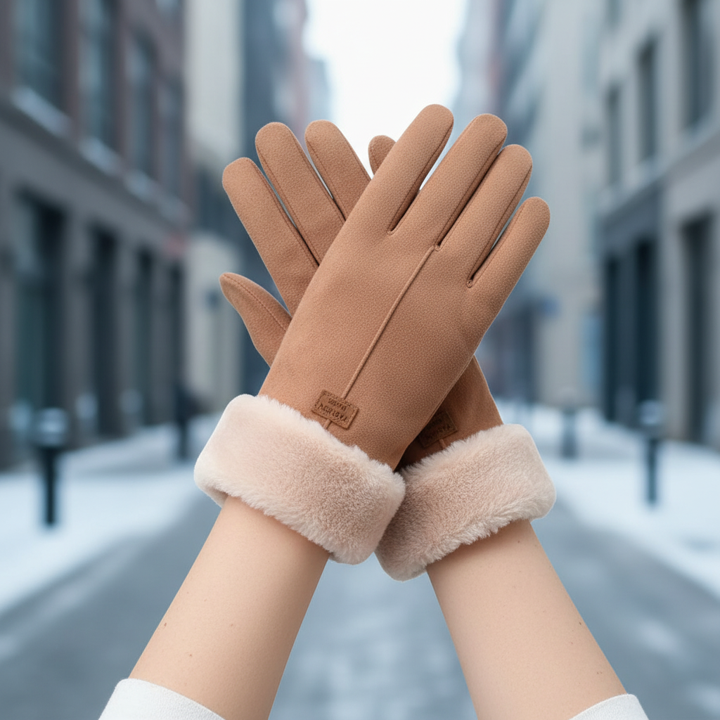 Touchscreen-winterhandschoenen met voering