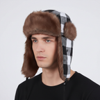 Trappermuts met oorflappen, winddicht en warm