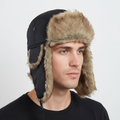 Trappermuts met oorflappen, winddicht en warm