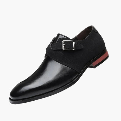 Herre Business Monkstrap-Slippers – Elegante Halvsko til Kontor og Begivenheder