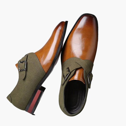 Heren Business Monkstrap Slippers – Elegante Halfschoenen voor Kantoor en Gelegenheid