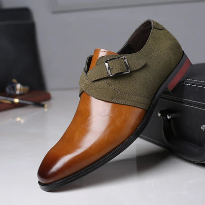 Herre Business Monkstrap-Slippers – Elegante Halvsko til Kontor og Begivenheder