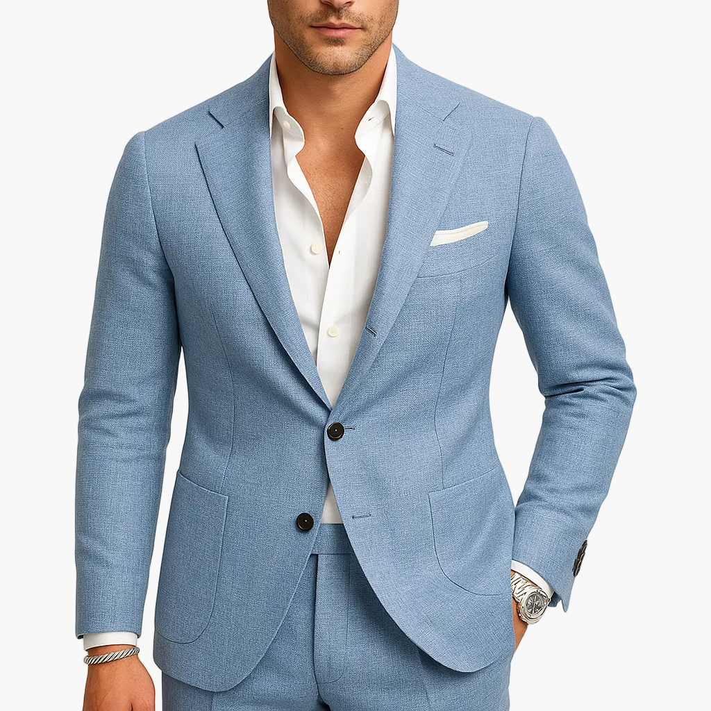 Herren Anzug Modern Fit – Eleganter Zweiteiler für Hochzeiten & Gartenpartys