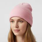 Gebreide wintermuts met warme isolatie