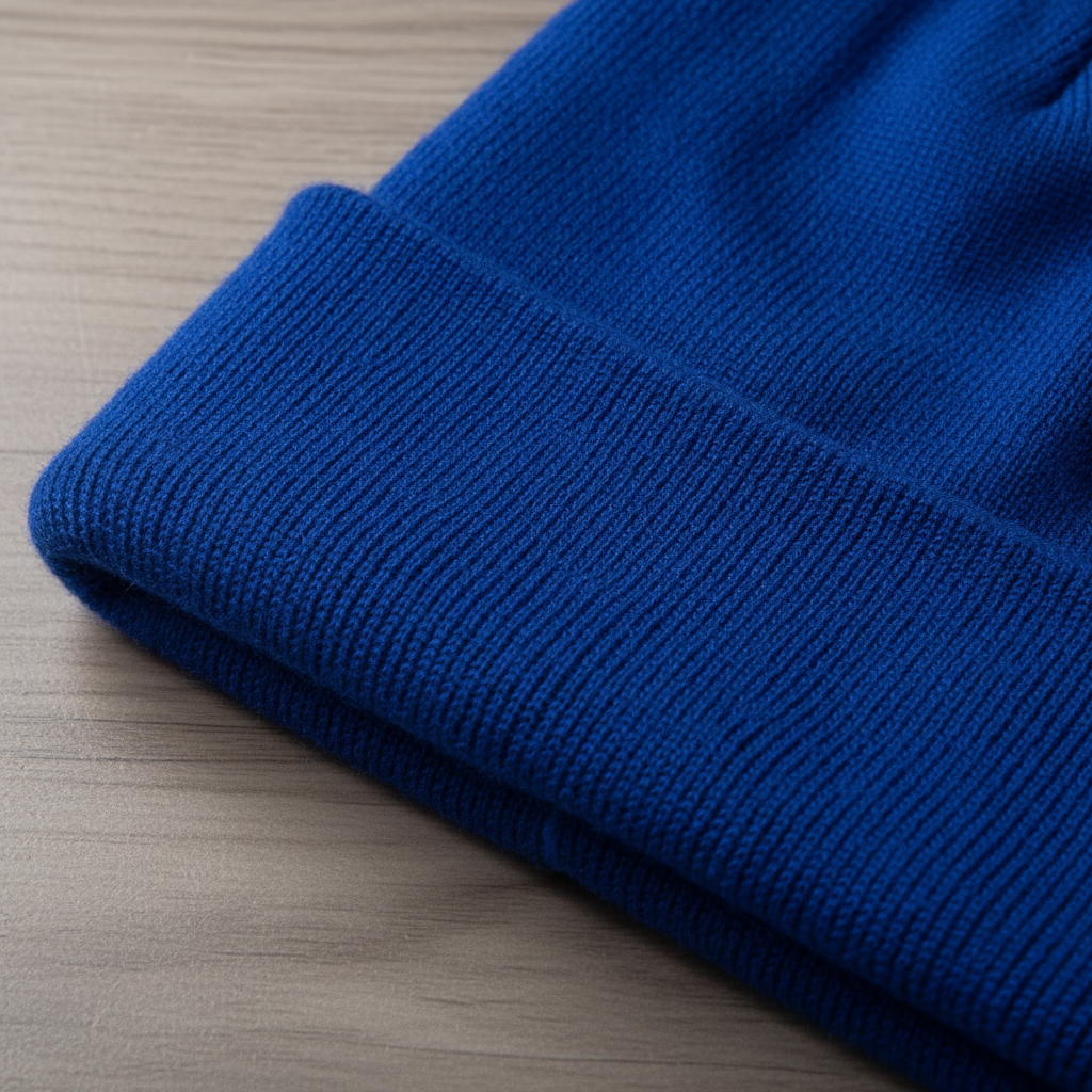 Gebreide wintermuts met warme isolatie
