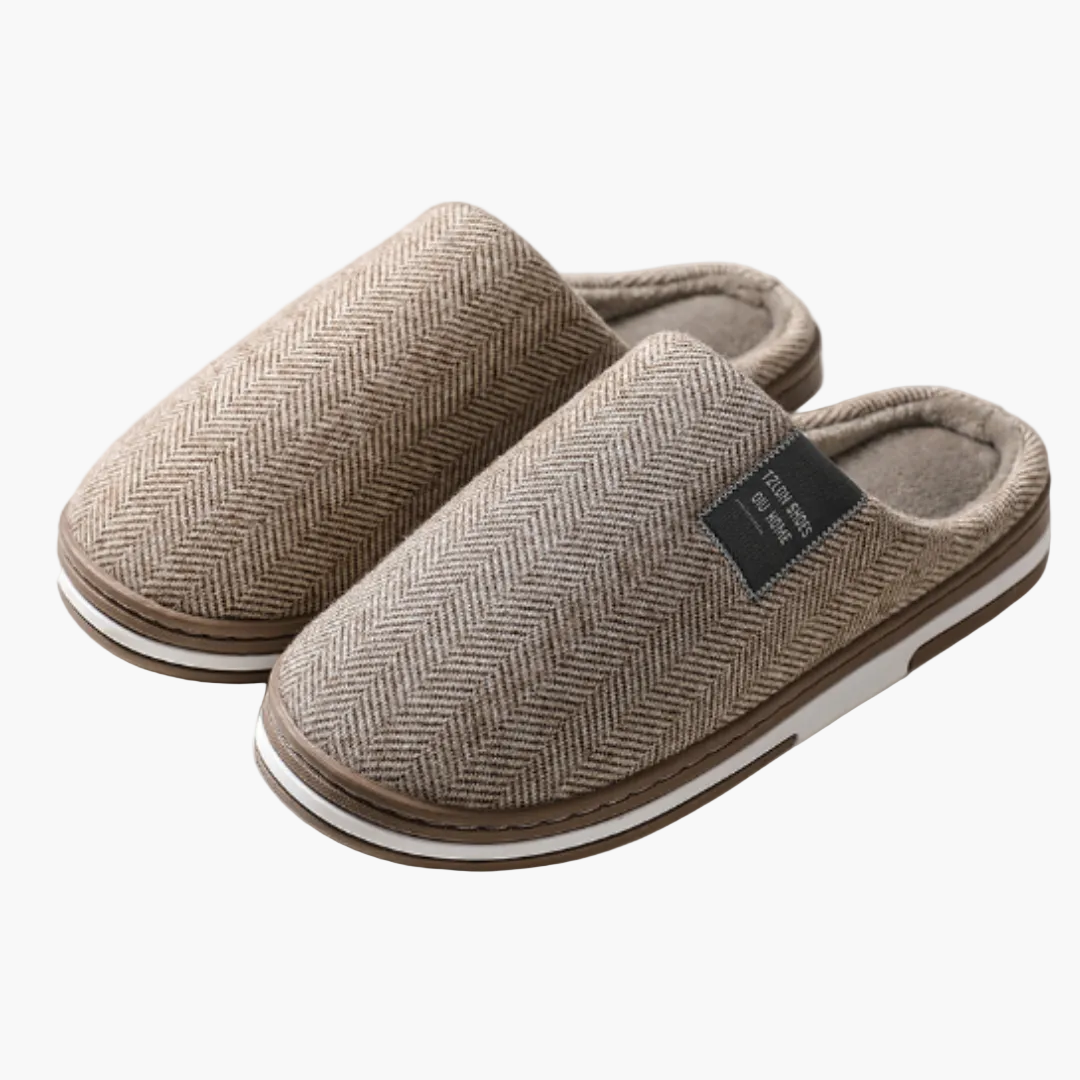 Herren Hausschuhe Komfort Warm Indoor Pantoffeln – Klassischer Stil für Zuhause & Entspannung