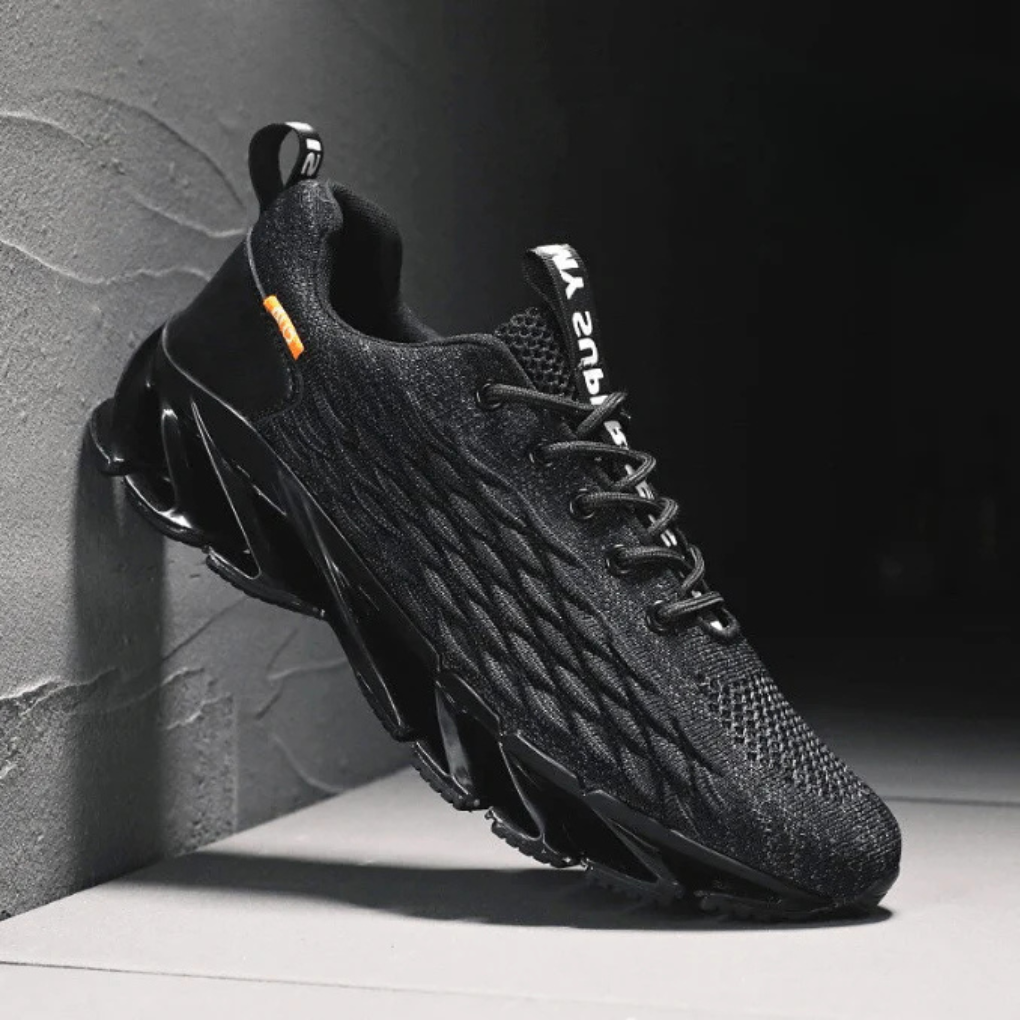 Hardloopsneakers met vetersluiting voor heren