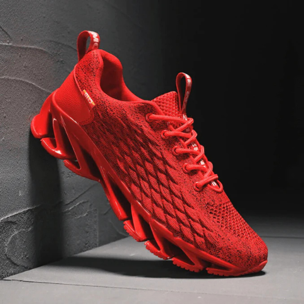 Hardloopsneakers met vetersluiting voor heren