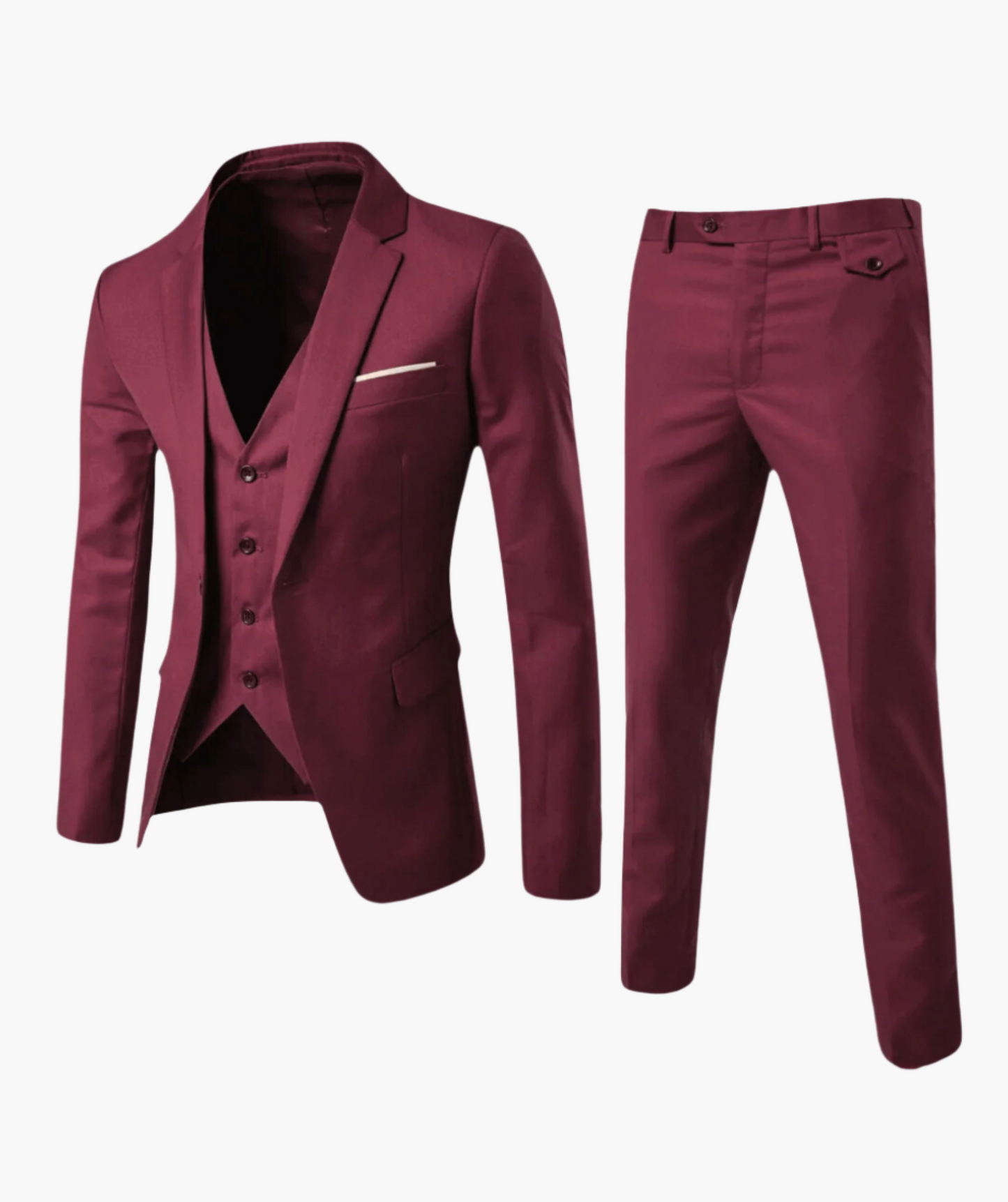 Heren business 3-delig pak – Elegante driedelige set voor bruiloft & kantoor