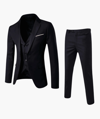 Heren business 3-delig pak – Elegante driedelige set voor bruiloft & kantoor