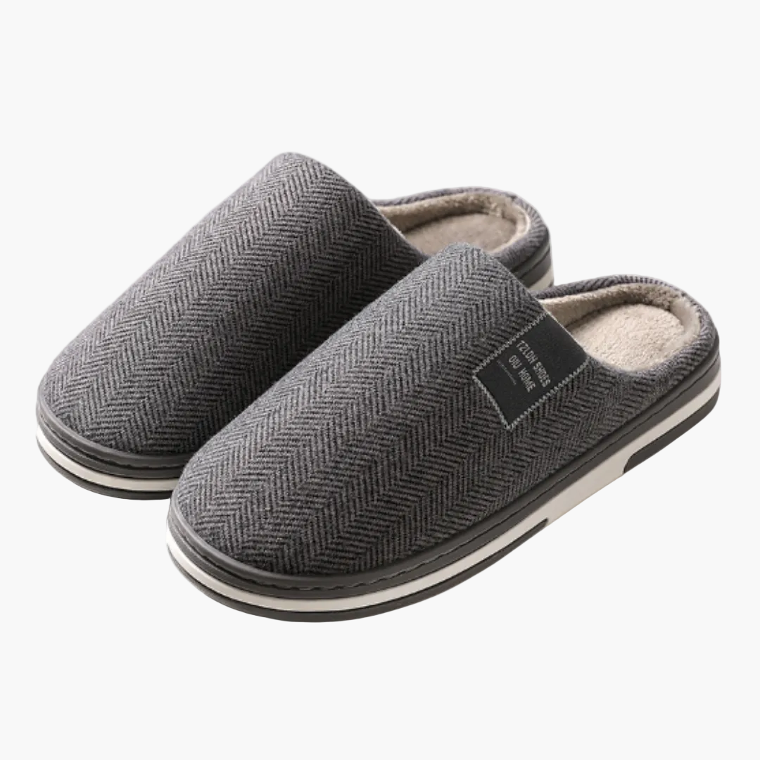 Herren Hausschuhe Komfort Warm Indoor Pantoffeln – Klassischer Stil für Zuhause & Entspannung