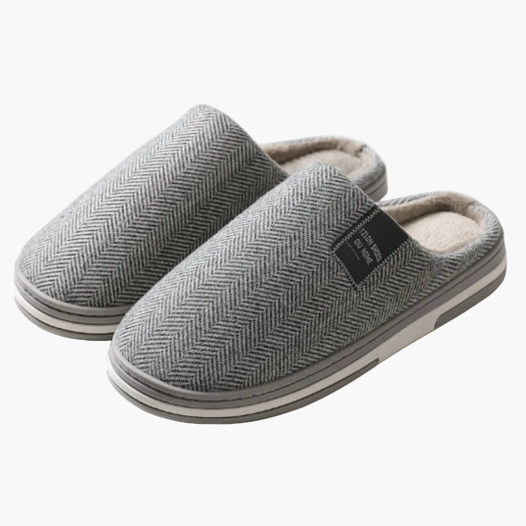 Herren Hausschuhe Komfort Warm Indoor Pantoffeln – Klassischer Stil für Zuhause & Entspannung