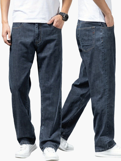Herren Jeans Weit Geschnitten Freizeit Basic Regular Fit – Komfortabler Alltag und Wochenendstil