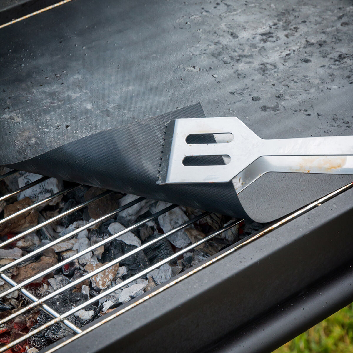 Grillmat voor oven en barbecue, 2 stuks, herbruikbaar, glasvezel