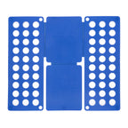 Kledingvouwer blauw polypropyleen - opvouwbaar hulpmiddel voor kleding vouwen
