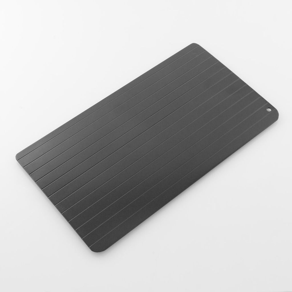 Snelle ontdooiplaat metaal antiaanbak 37 x 21 cm zwart