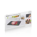 Snelle ontdooiplaat metaal antiaanbak 37 x 21 cm zwart