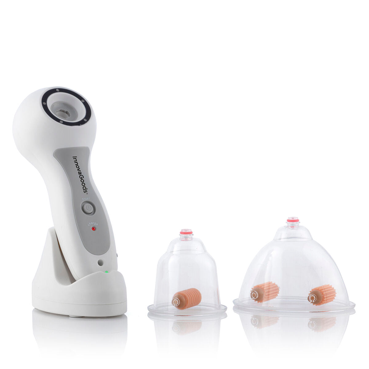 Elektrisch anticellulitis massageapparaat met vacuümtherapie, oplaadbaar via USB