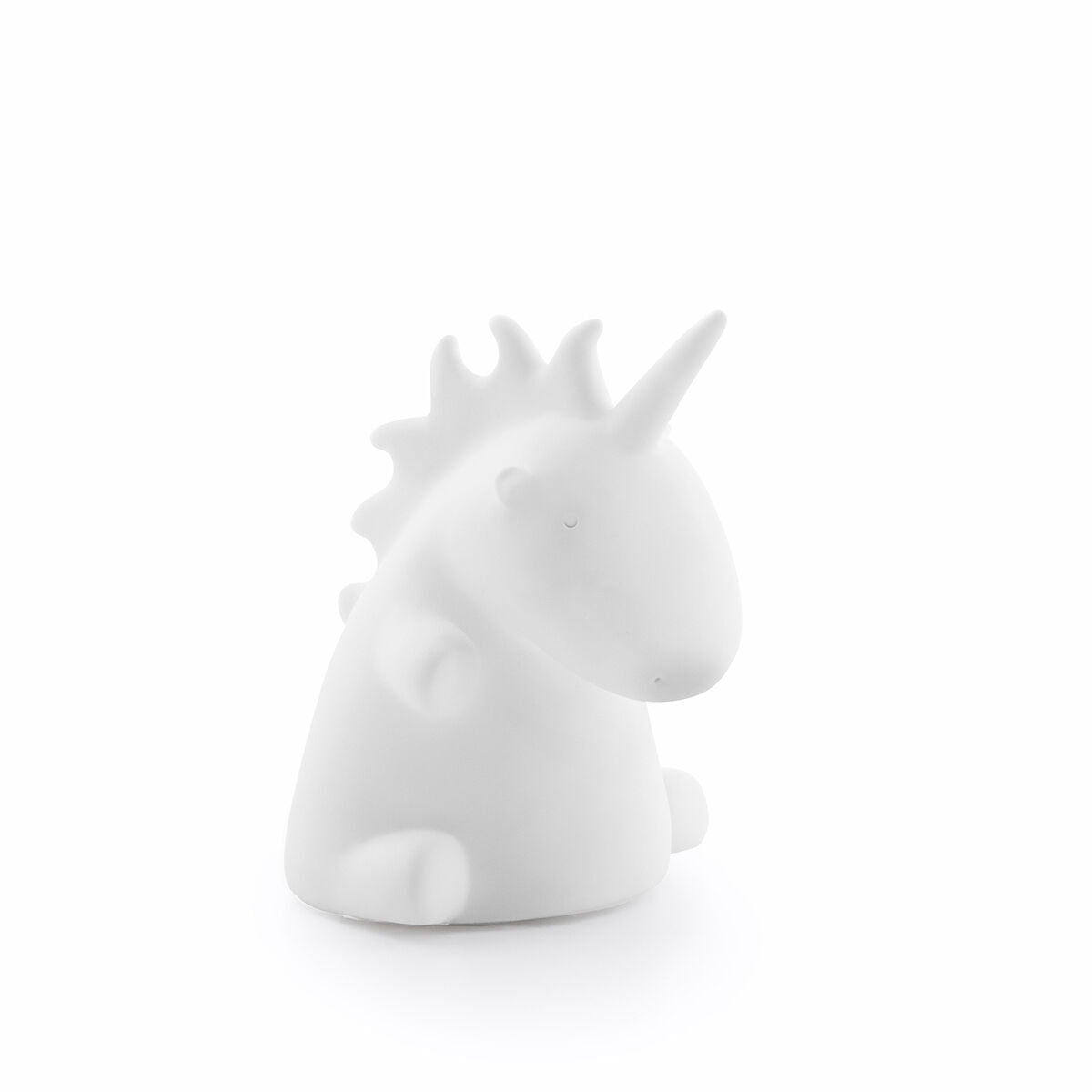 Eenhoorn nachtlampje LED voor kinderen, multicolor, 13 cm
