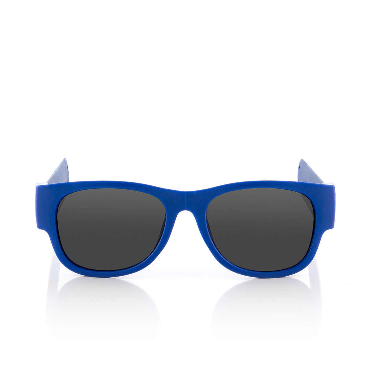 Oprolbare zonnebril Frankrijk-design, blauw, gepolariseerd UV400