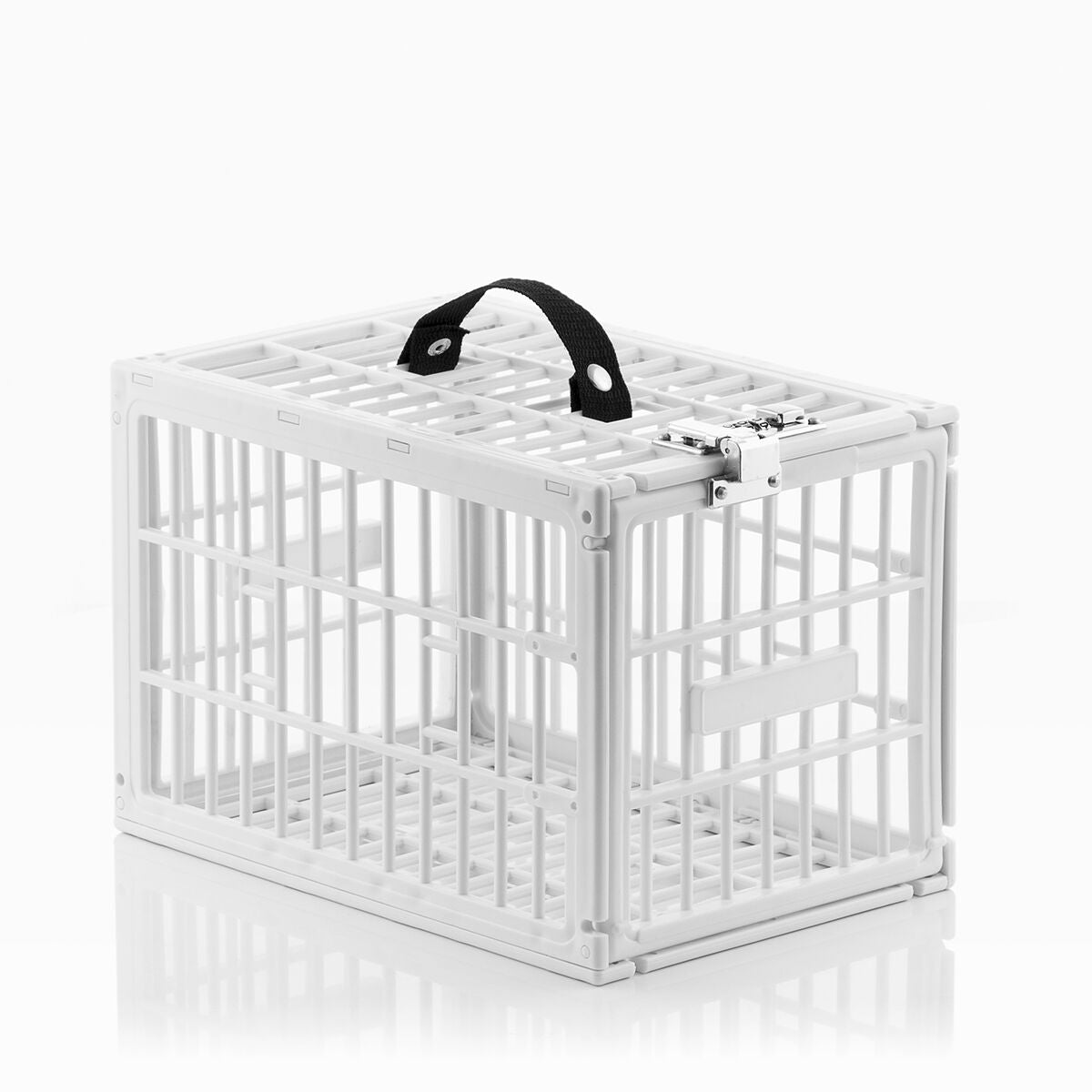 Veiligheidskooi voor koelkast met slot, wit, 29 x 19,5 x 5,7 cm