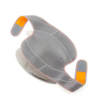 Kniebrace met gelpack, warmte- en koude-effect, grijs, verstelbaar