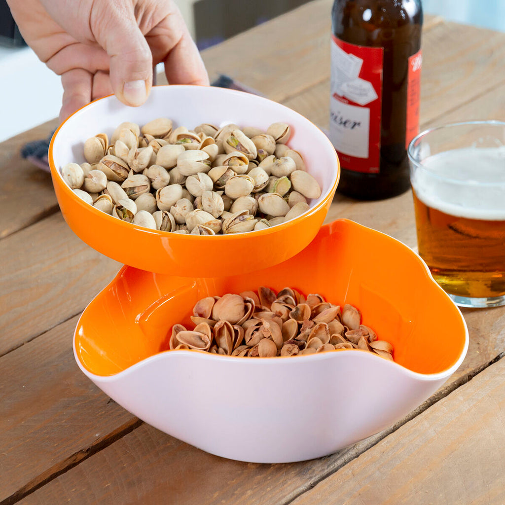 Aperitiefschaaltjes 2-in-1 set, 2 onderdelen, stapelbaar