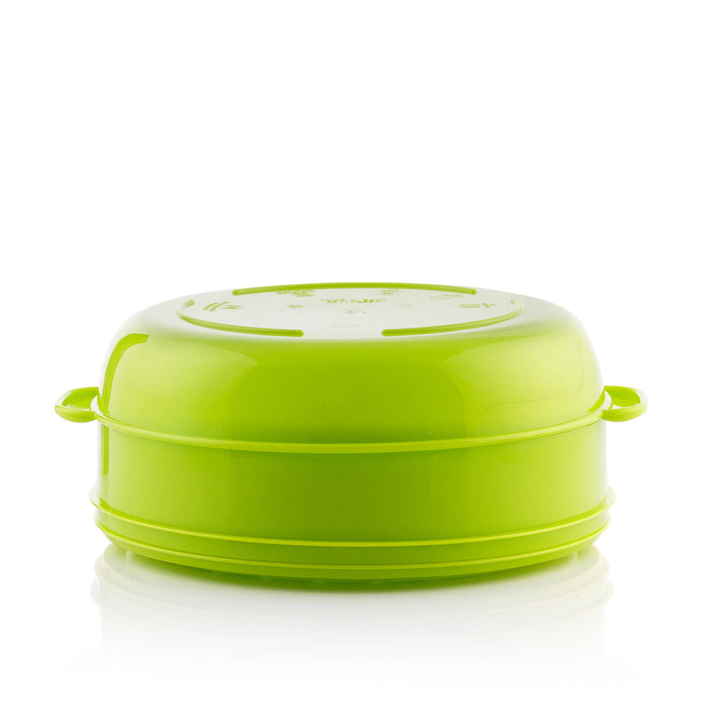 Dubbele magnetron-steamer met 2 compartimenten, limoengroen