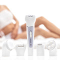 Epilator met 5 opzetstukken, oplaadbaar en waterbestendig