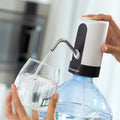 Automatische oplaadbare waterdispenser, geschikt voor flessen tot 20 liter, wit
