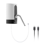 Automatische oplaadbare waterdispenser, geschikt voor flessen tot 20 liter, wit